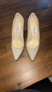jimmy choo snakeskin heels 39.5 - Picture 1 of 9