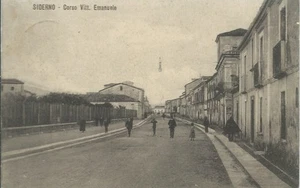 Siderno Corso Vittorio Emanuele - Animata  Reggio Calabria Viaggiata 1915 - Picture 1 of 2