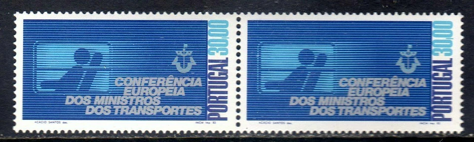 Portugal sc#1574 (1983) European Conference full set in pair OG MNH** — 第 1/1 张图片
