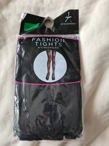 Primark Fashion Tights cross bandage style Black S/M Atmosphere 2200618 - Picture 1 of 8