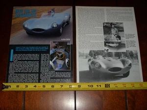 1954 1955 1956 1957 JAGUAR D TYPE - ORIGINAL 1993 ARTICLE - Picture 1 of 2