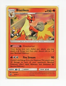 BLAZIKEN 6/70 DRAGON MAJESTY NON HOLO RARE POKEMON TCG NM - Picture 1 of 2