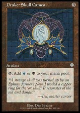 [1x] Drake-Skull Cameo - Foil - Played, English - Invasion MTG Magic