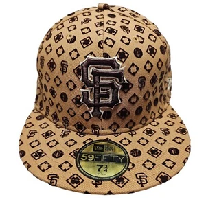 New Era Herrenmütze Monogramm San Francisco Giants 59FIFTY braun tailliert 7-3/4 - Bild 1 von 9