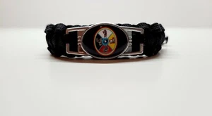 Die Flagge des Sault Ste. Marie Stamm der Chippewa Indianer Bettelarmband  - Bild 1 von 3