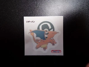 Pokemon Card Water Mizu Pita Sticker Charizard #4332 PLAY - Picture 1 of 8