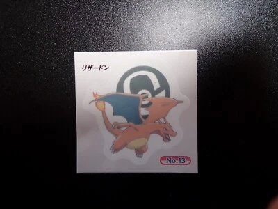 Pokemon Card Water Mizu Pita Sticker Charizard #4332 PLAY - Image 1 of 4
