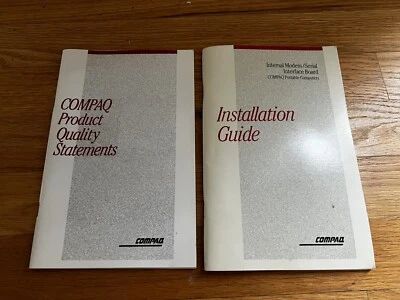 Compaq Portable Quality Statements Internal Modem Board Operations Guide Gaming - Image 1 of 4