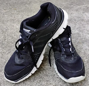 Catapult Herren Schwarz Lederbesatz Schnürschuhe Laufen Turnschuhe Größe 9 - Bild 1 von 8