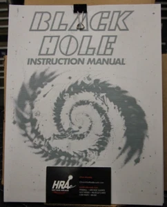 Black Hole Pinball Instruction Manual - Gottlieb - Photocopy - Picture 1 of 1