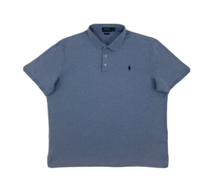 Polo Ralph Lauren Shirt Size Large Blue Short Sleeve Golf Button Up - Bild 1 von 12