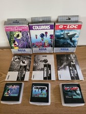 Sega Game Gear Boxed games Bundle x 3 - G-Loc, Columns and Mickey Mouse