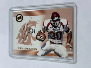 JERMAINE GREEN 2004 Press Pass Auto On Card Autograph Washington State Cougars - Picture 1 of 2