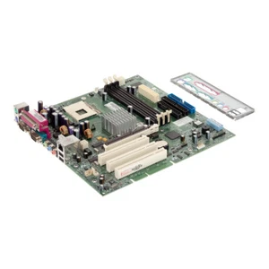 Mainboard mATX HP P5750-60001 P4B-MX PGA478 3x SDRAM Intel 845 AGP 3x PCI - Bild 1 von 3