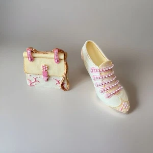 Sammlerstück antiker Miniaturschuh mit passender Geldbörse Neu im Karton - Bild 1 von 5