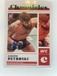 2023 Panini Chronicles UFC Andre Petroski Rookie Green / 99