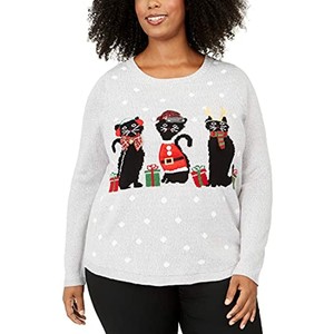 Plus Size Christmas Sweaters for Women 
