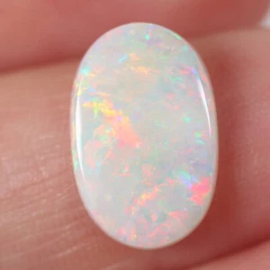 1.99ct Natural Solid Opal, 9 x 13.6 x 2 mm Polished Australian Light Opal - Picture 1 of 6