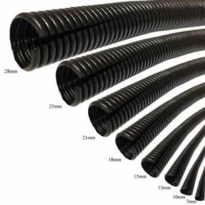 Tubo de manguera de conducto de telar dividido 7 10 13 15 18 25 28 mm cubierta flexible coche - Imagen 1 de 10