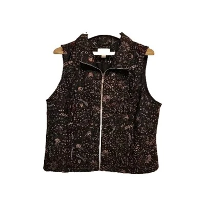 Chaleco acolchado Christopher and Banks para mujer talla Petite XL Foto 1 de 4