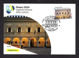 Italia 2024 : Pesaro, Capitale della Cultura - Cartolina  Poste Italiane - Imagen 1 de 1