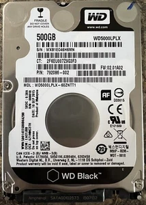 Microsoft Xbox One S 500gb WD Black Replacement Internal Hard Drive Fast 7200rpm - Picture 1 of 1