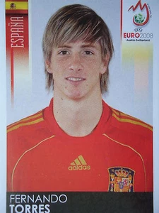Panini 434 Fernando Torres Spanien UEFA Euro 2008 Austria - Switzerland - Bild 1 von 1