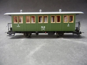 Bemo 3234 157 H0m RhB C 2027 autovettura a due assi 3a classe merce nuova in scatola - Foto 1 di 4