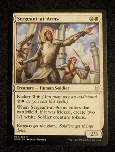Sergeant-at-Arms Magic the Gathering Dominaria Creature Human Soldier Common - Bild 1 von 2