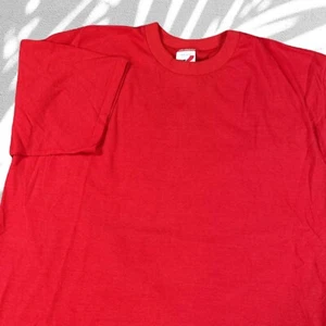 Vintage 80er Jahre Artex T-Shirt Erwachsene XL rot leer einzeln genäht Made in USA - Bild 1 von 5