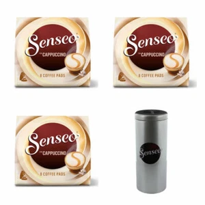 SENSEO Kaffeepads Premium Set Cappuccino 3er Milchkaffee Kaffee je 8 Pad Paddose - Bild 1 von 8