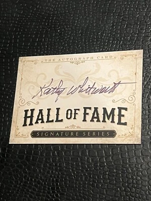 HALL OF FAME SIGNED CARD AUTO HOF GOLF PLAYER KATHY WHITWORTH D. 2022 - Изображение 1 из 2