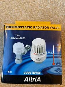 AltriA Thermostatic Radiator Valve 10mm Angled Code 20758 - Picture 1 of 3