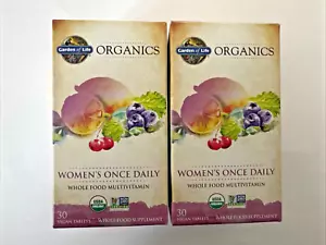 2 X Garden of Life Mykind Organics Women's Multivitamin 30 Each Total 60 EXP2027 - Picture 1 of 2