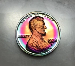 Centesimo Lincoln 1978 S prova tono arcobaleno - Foto 1 di 2