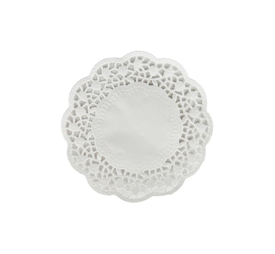 TOP 100 Stück Tortenspitzen Papier Ø24 cm, weiß - Bild 1 von 1