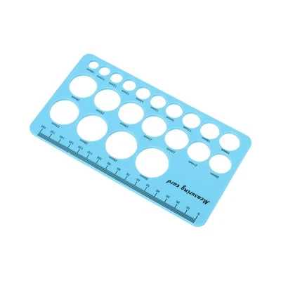 Regla de medición de pezón de silicona flexible herramienta de medición de brida de pecho para madres Foto 1 de 4