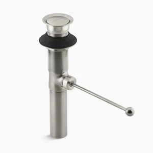 Kohler Premier Pop-Up Ablauf, freiliegend, ohne Überlauf in gebürstetem Nickel (7114-BN) - Bild 1 von 3