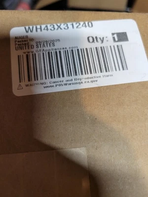 Nuevo Genuino OEM GE Lavadora Agitador Barrena WH43X31240 Foto 1 de 2