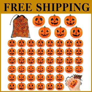 Bolas de estrés de calabaza de Halloween - Recompensas de carnaval escolar - Imagen 1 de 9
