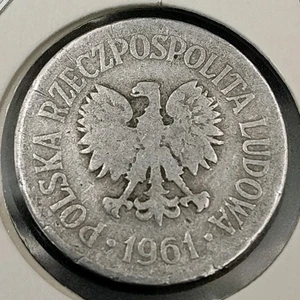 โ
๐ฒ๐จ๐ช1961 POLAND 20 GROSZY Coin RZECZPOSPOLITA POLSKA Collect Rare ๐SEE๐๐ธ - Picture 1 of 14