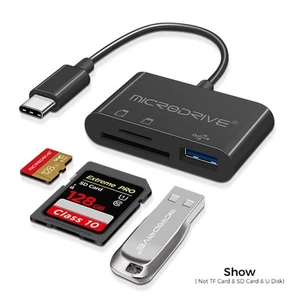 On-The-Go File Sharing Lettore di schede di memoria plastica compatta di alta qu - Zdjęcie 1 z 12
