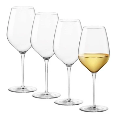 4 Bormioli Rocco PREMIUM Chardonnay CRYSTAL Wine Glasses 20oz NOT USED........C1 - Image 1 of 4