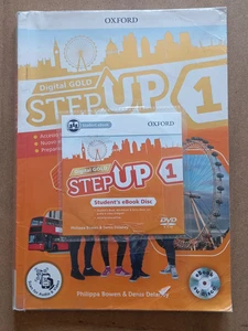 LIBRO Scuola ENGLISH STEP UP 1 Digital Gold Bowen Delaney Oxford + CD - Picture 1 of 9