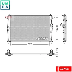 RADIATOR ENGINE COOLING DRM44054 FOR MAZDA 3/CX-0/Hatchback CX-30 P5X4 1.5L 4cyl - Picture 1 of 9