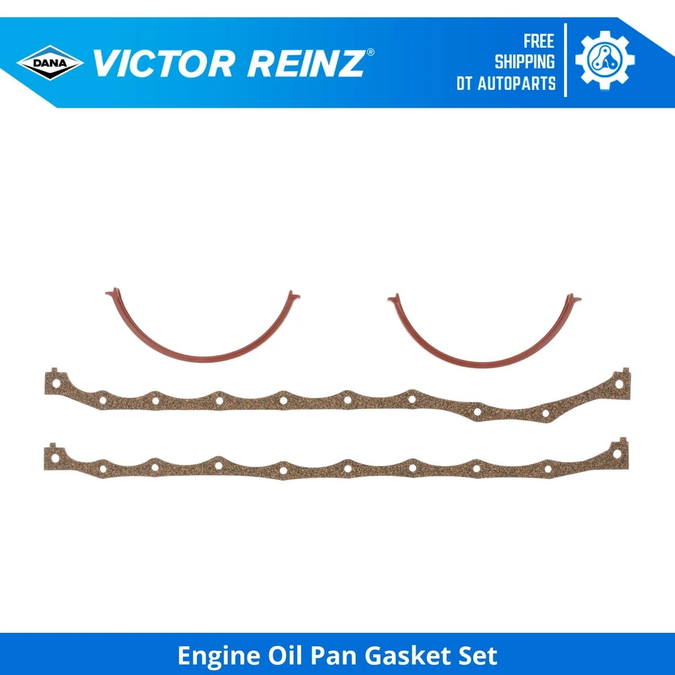 For 1970-1974 Ford Country Squire Engine Oil Pan Gasket Set Victor Reinz 1971 - Image 1 of 1