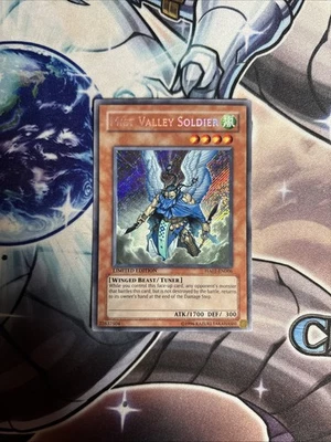 (YL) Yu-Gi-Oh TCG Mist Valley Soldier HA01-EN006 Limited Edition Secret Rare VLP - Image 1 of 2
