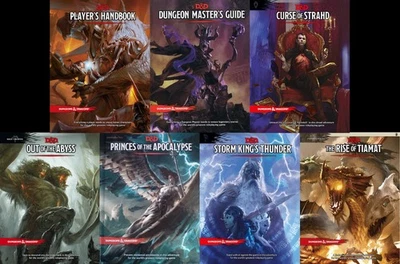 5e Dungeons & Dragons 5th Edition Books D&D WotC (1st printings) *NEW