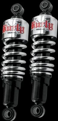 Par de amortiguadores traseros Burly cromados de 10,5 pulgadas para Road King Classic 98-17 Foto 1 de 3