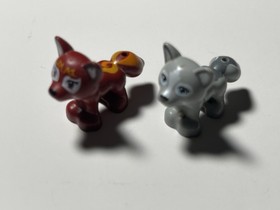 Lego Elves Red Fox Flamy w/ Flames 41074 41176 And Gray Fox Lot Minifigure